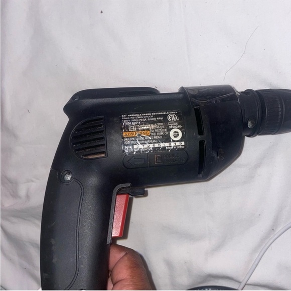 Black Electric Drill - Picture 3 of 3